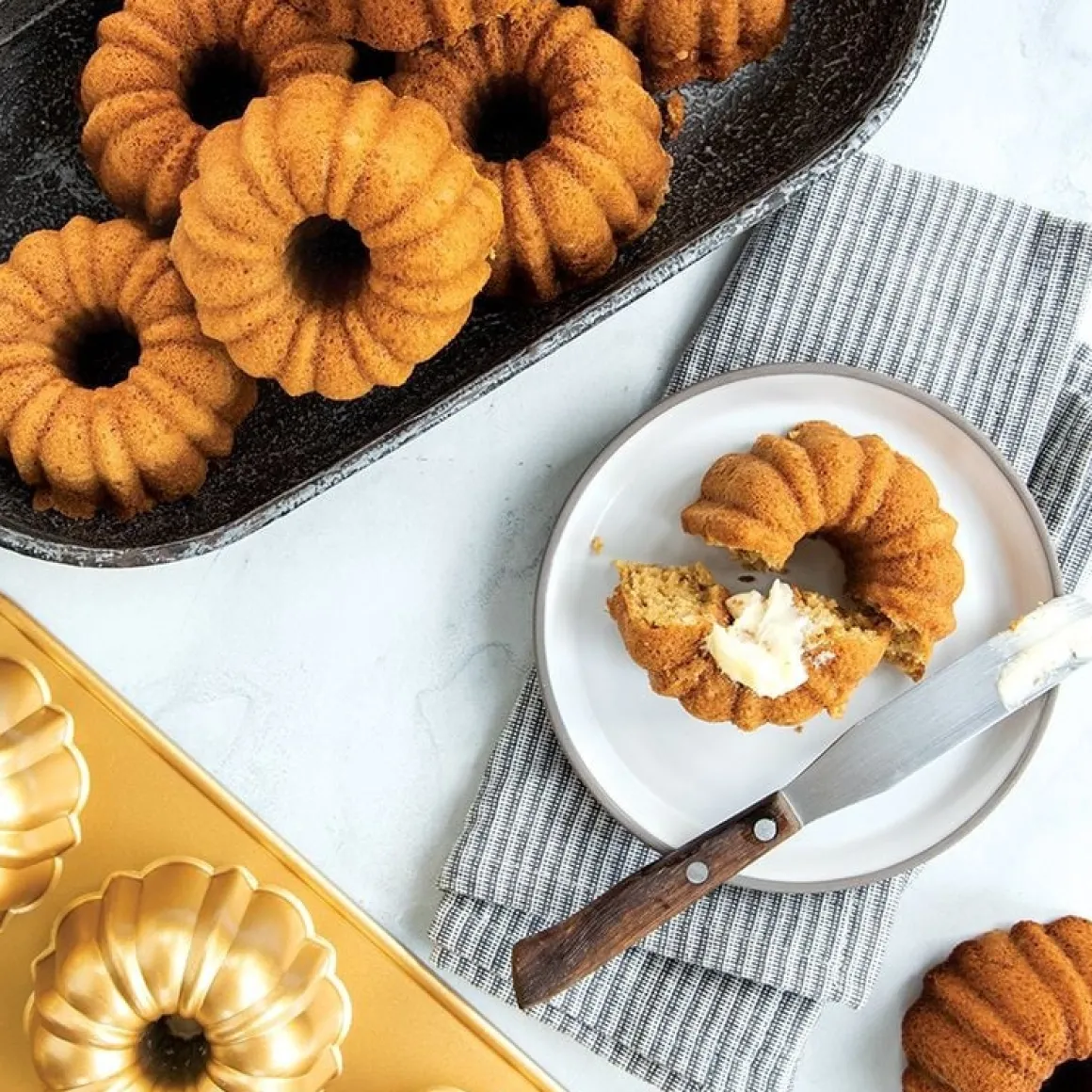 Nordic Ware Original Anniversary Mini Tulband Bakvorm