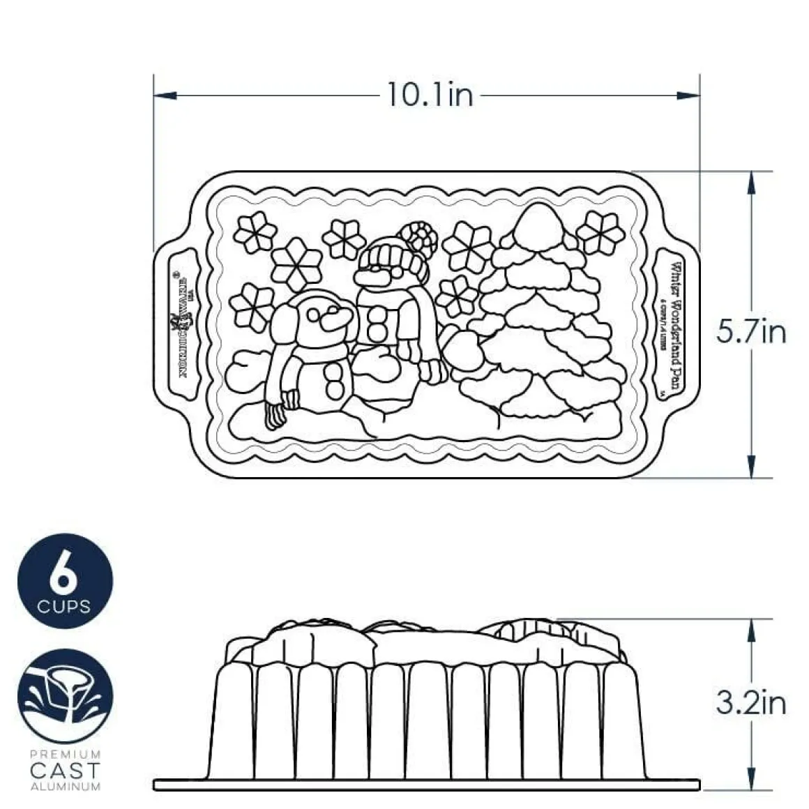 Nordic Ware Winter Wonderland Bakvorm
