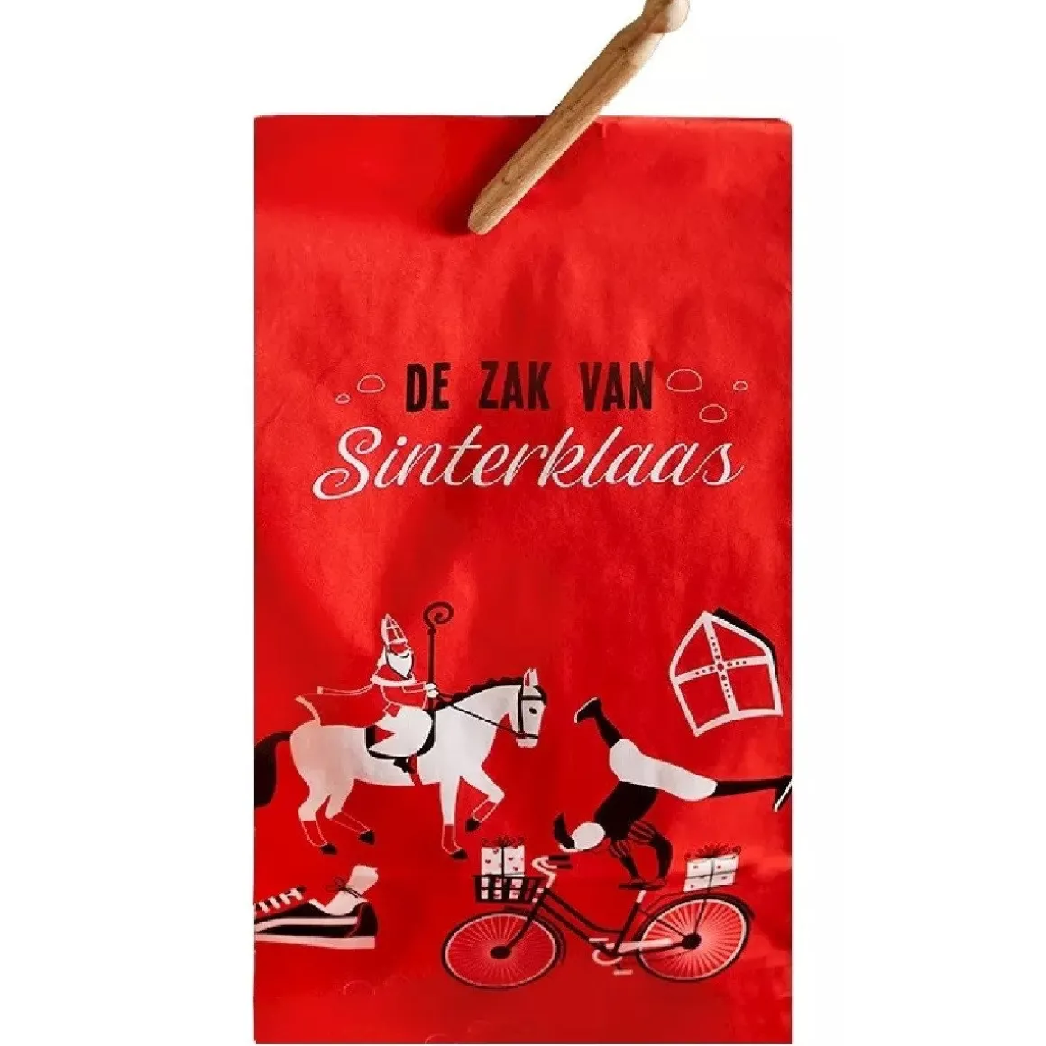 Papieren Zak Sinterklaas 47x20x10cm