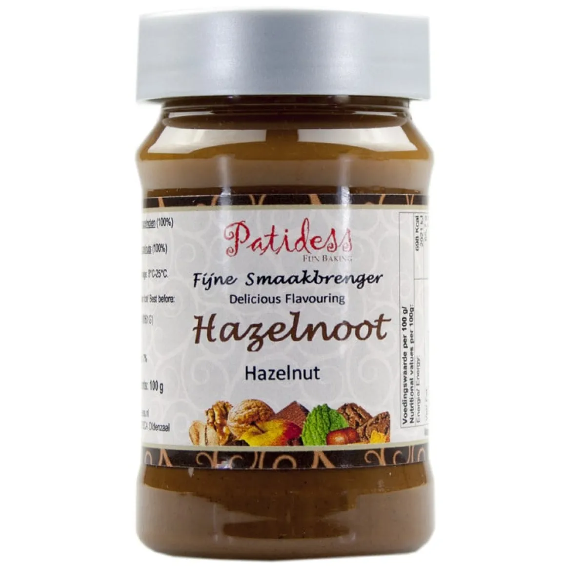 Patidess Smaakpasta Hazelnoot 100g