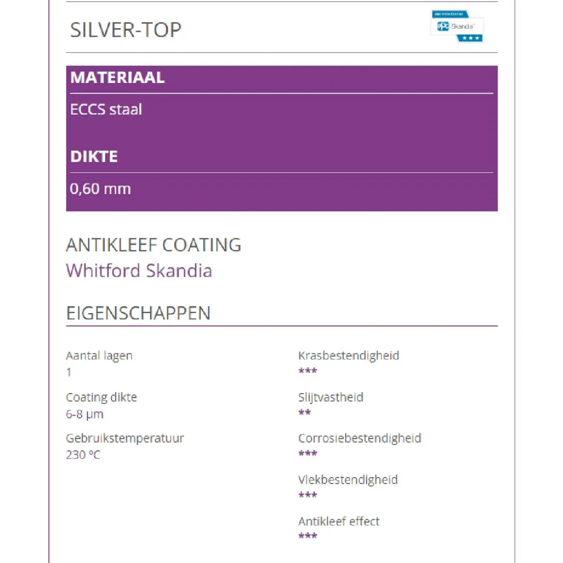 Patisse Boterkoekvorm met mes Silver-Top Ø23cm