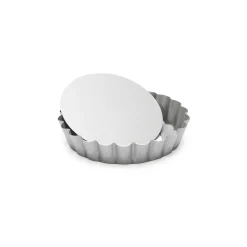 Patisse Mini Quichevorm Losse Bodem Silver-Top Ø10cm