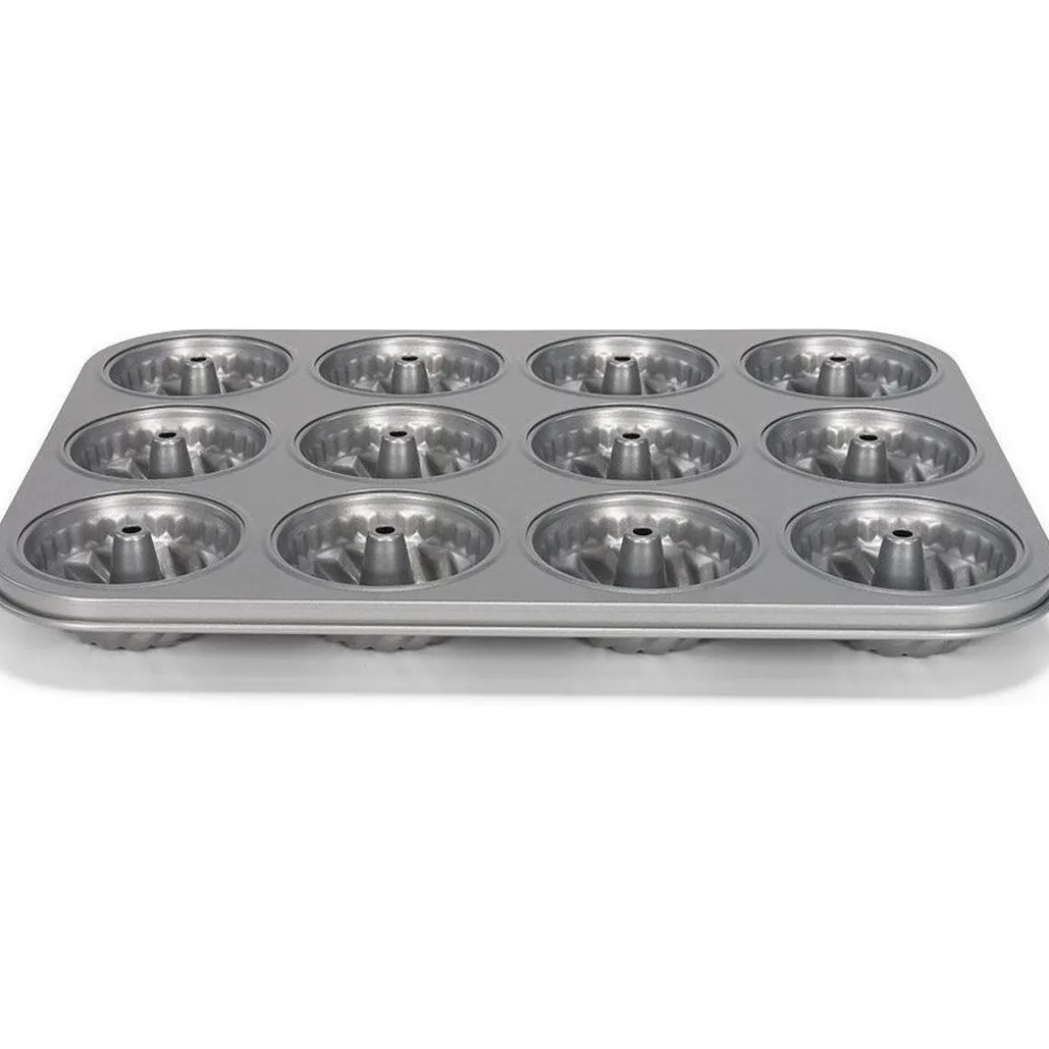 Patisse Mini Tulbandvorm Silver-Top 12 stuks 35x26cm