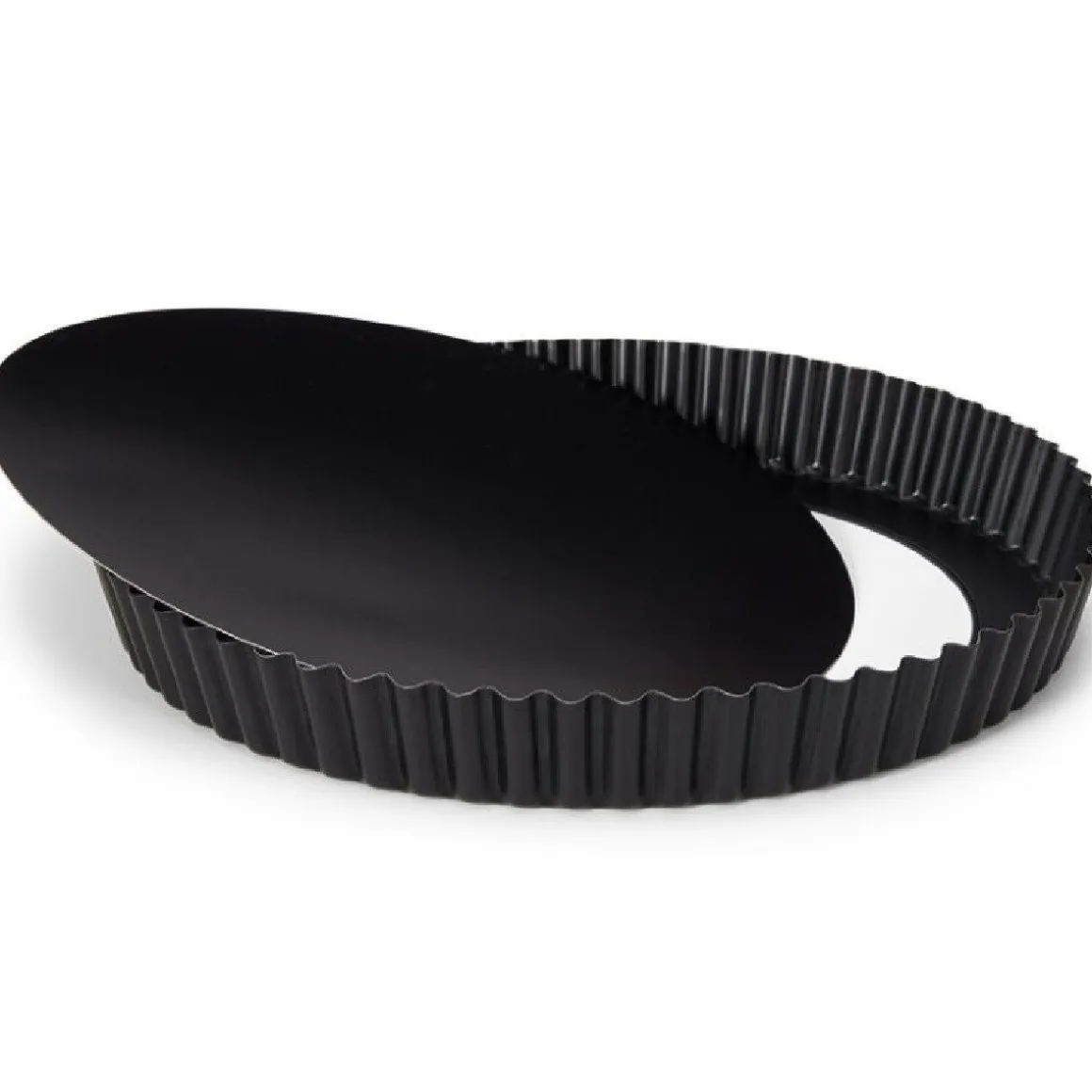 Patisse Quichevorm Blauwstaal Losse Bodem Ø30cm