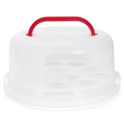 Patisse Transportdoos Kunststof Taart/Cupcake Ø30cm