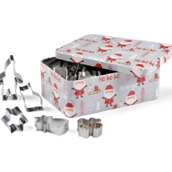 Patisse Uitstekers + Opbergdoos Kerst RVS 25-delig