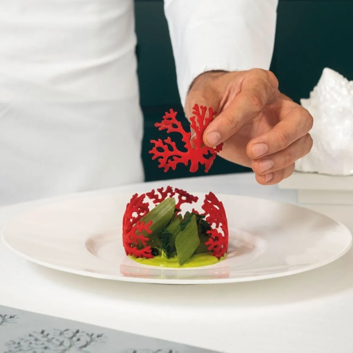 Pavoni Siliconen Vorm Coral (8) Ø75x59mm 30x20cm