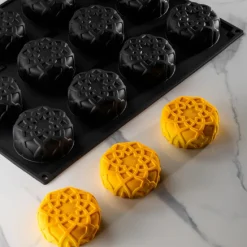 Pavoni Siliconen Vorm Dahab Ø75x30mm (12) 40x30cm