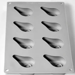 Pavoni Siliconen Vorm Halve Peer 75x54mm (8) 30x17,5cm