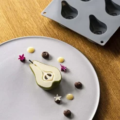 Pavoni Siliconen Vorm Halve Peer 75x54mm (8) 30x17,5cm