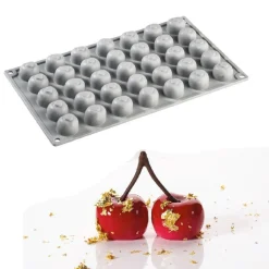 Pavoni Siliconen Vorm Kersen Ø26x12mm (35) 30x17,5cm