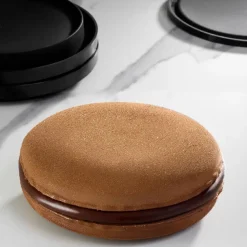 Pavoni Siliconen Vorm Macaron Cake Ø18x6cm Set/3