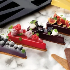 Pavoni Siliconen Vorm Slake 114x39mm (8) + Uitsteker