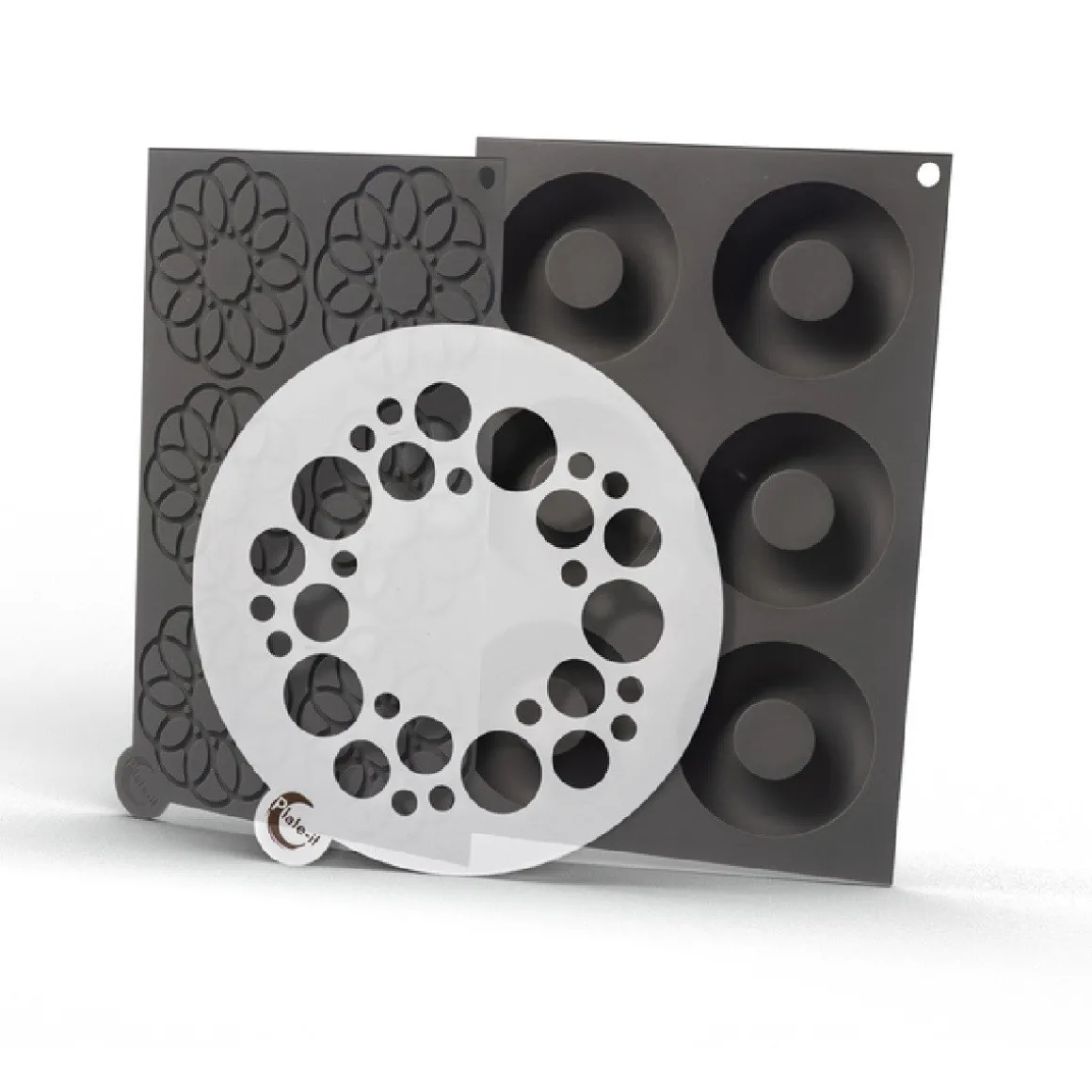 Plate-it Garneermallen Circle Set/3