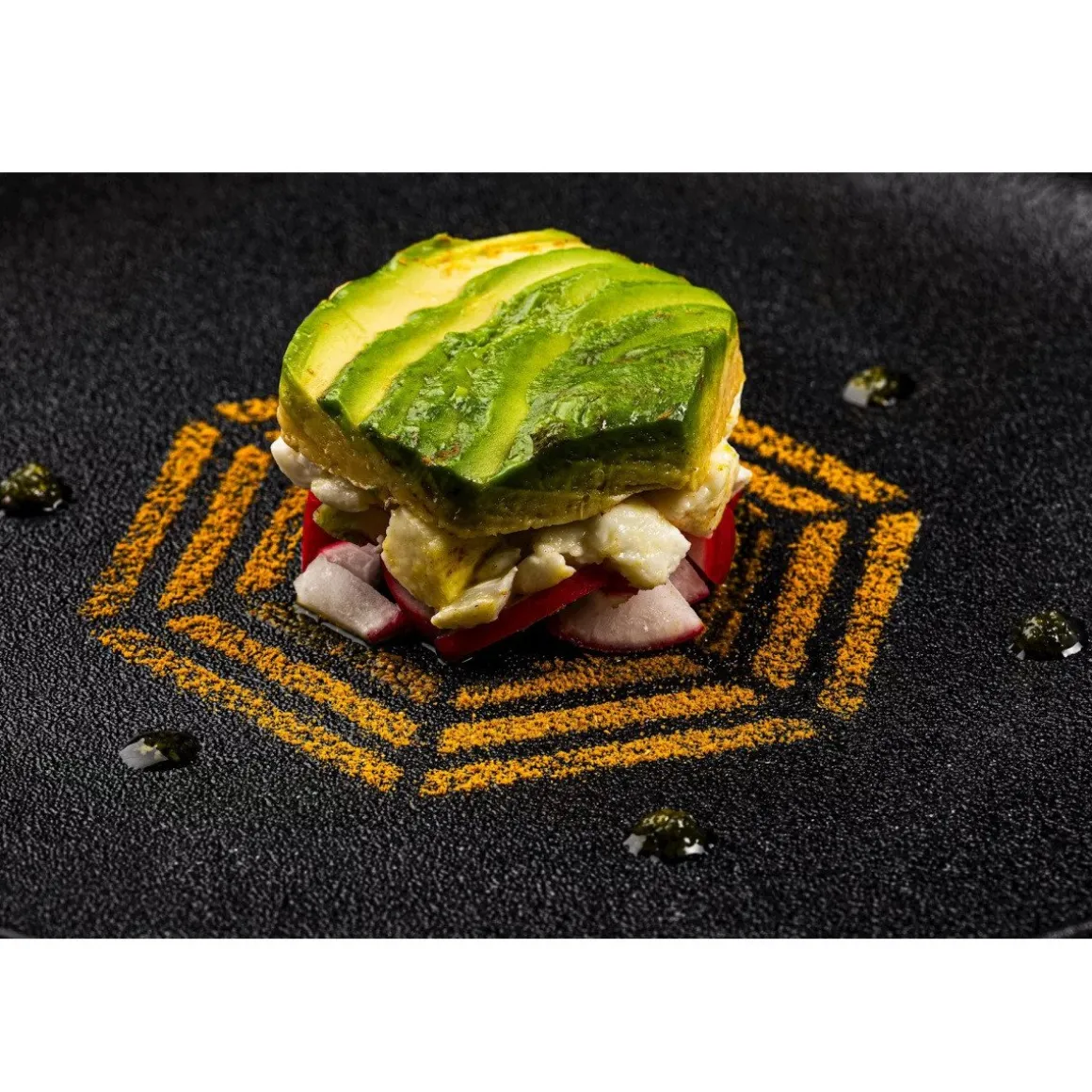 Plate-it Garneerringen Hexagon met Pusher Set/4