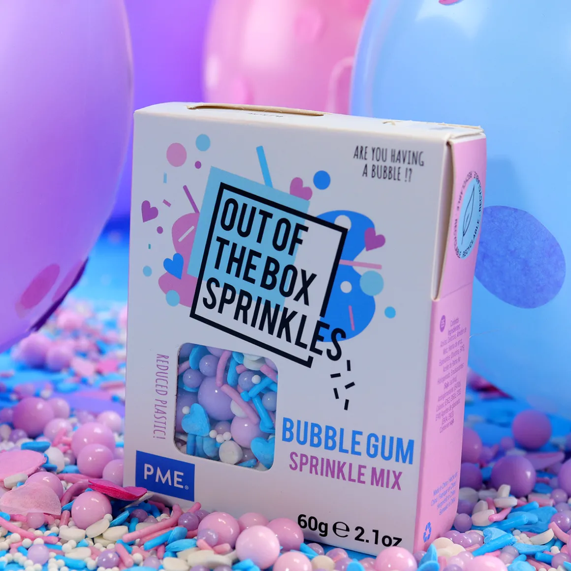 PME Bubblegum Sprinkle Mix (Out of the Box) 60g
