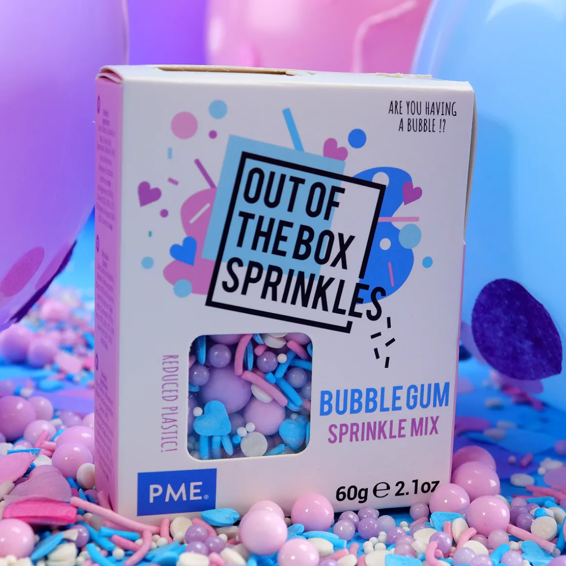 PME Bubblegum Sprinkle Mix (Out of the Box) 60g