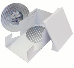 PME Cakeboard en doos rond 22,5x 2,5x15 cm