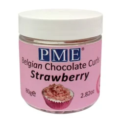 PME Chocoladekrullen Aardbei 85 gram