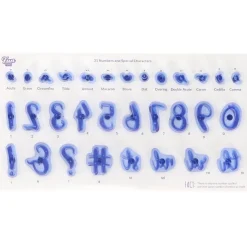 PME Cijfers & Tekens Stempelset Fun Fonts - Collectie 1