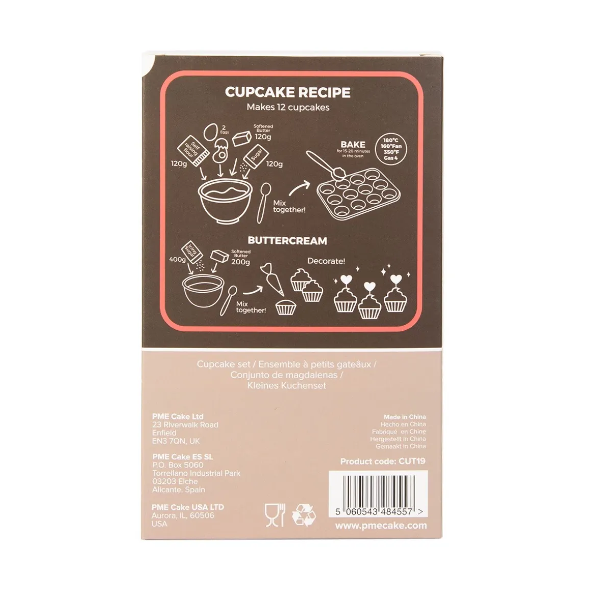 PME Cupcake Set Gingerbread Village Christmas 24st.**