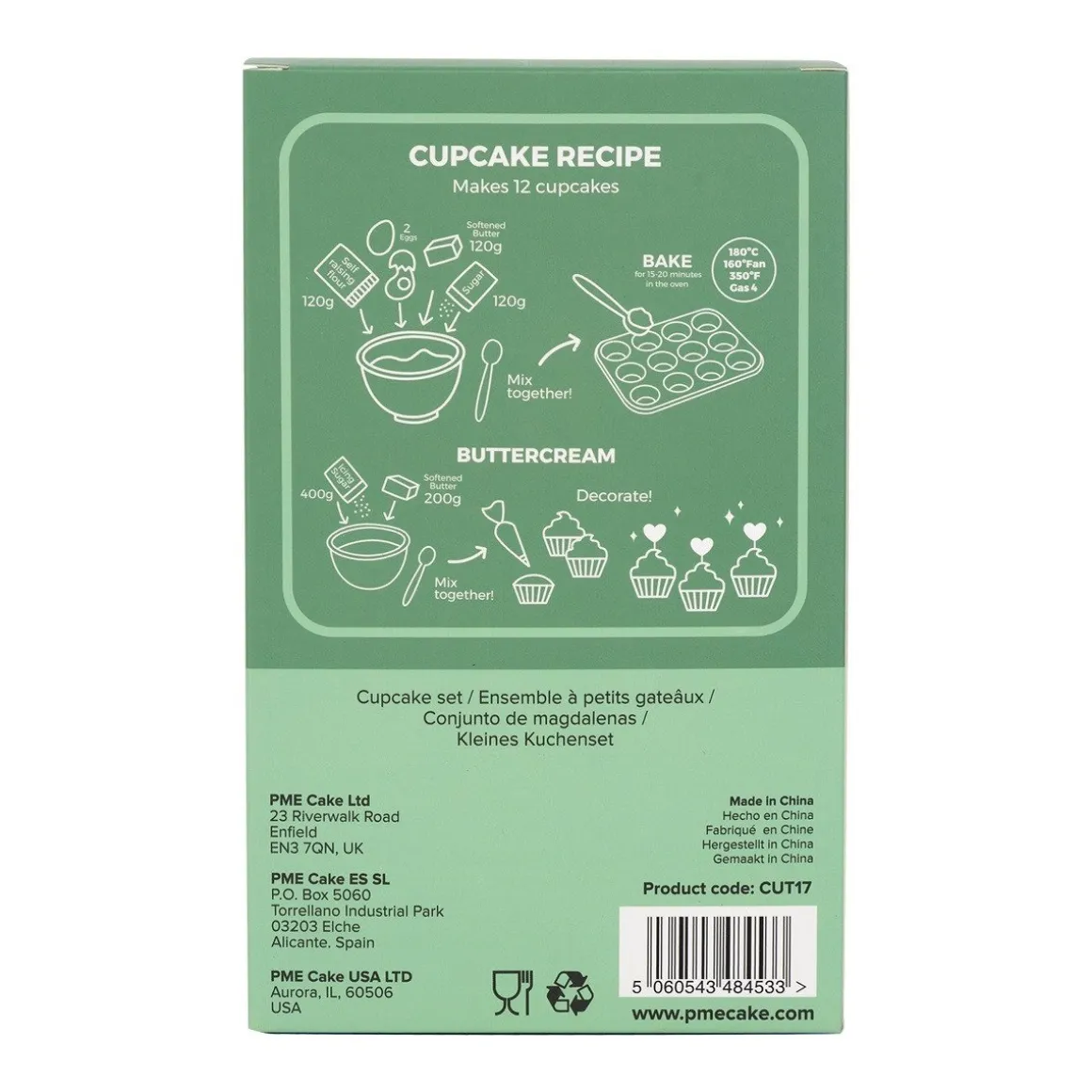 PME Cupcake Set Party Dino 24st.