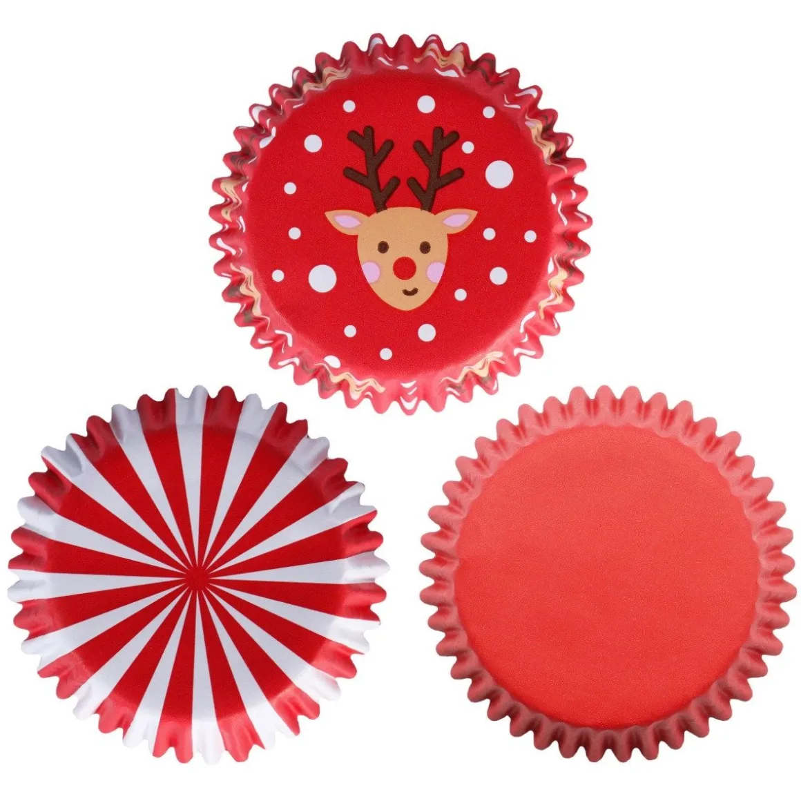 PME Cupcake Vormpjes Kerst Assortiment 100st.