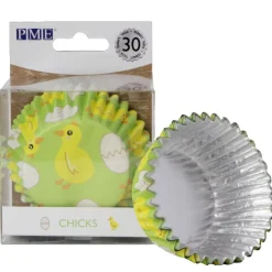 PME Cupcake Vormpjes Paaskuikens Ø50mm 30st.