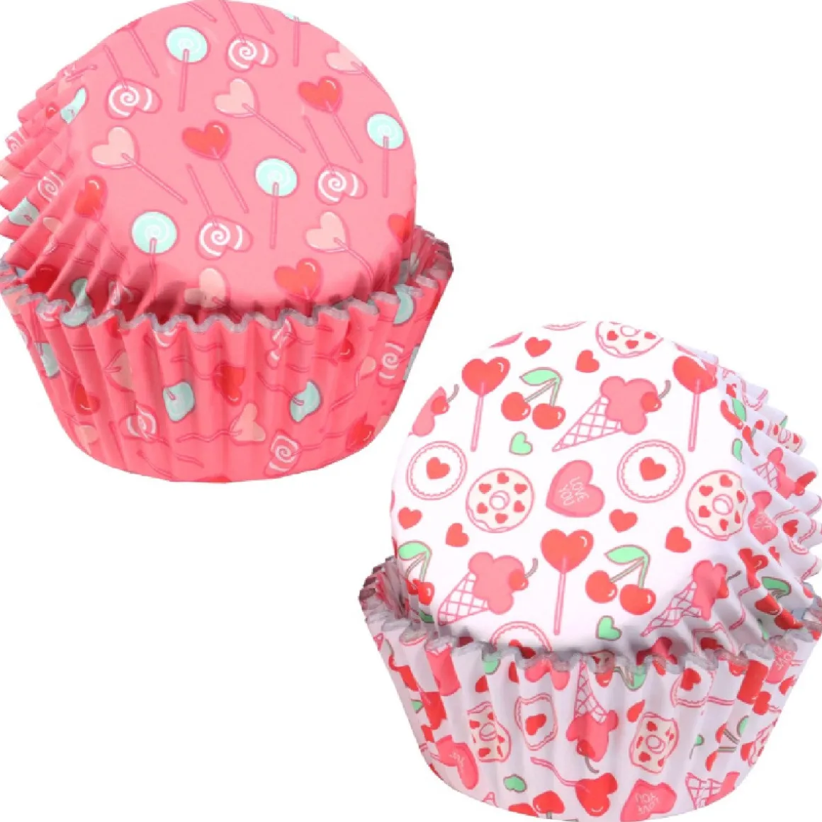 PME Cupcake Vormpjes Zoete Liefde Ø52mm 60st.