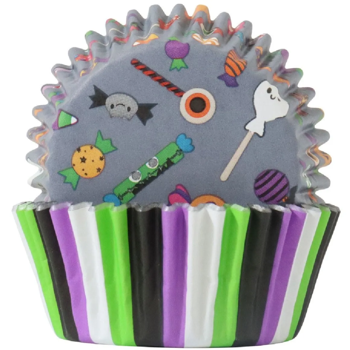 PME Halloween Cupcake Vormpjes Trick or Sweet Ø52mm 60st.