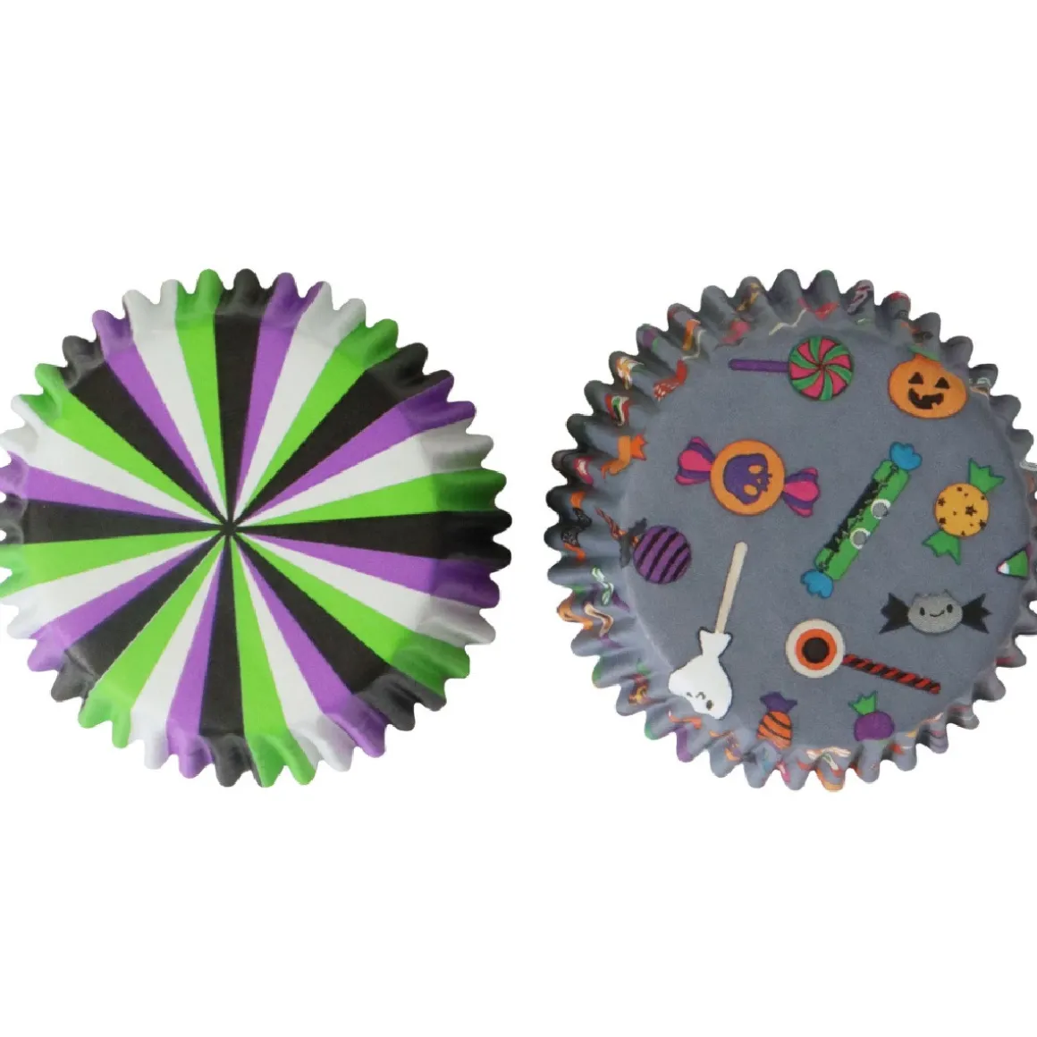 PME Halloween Cupcake Vormpjes Trick or Sweet Ø52mm 60st.