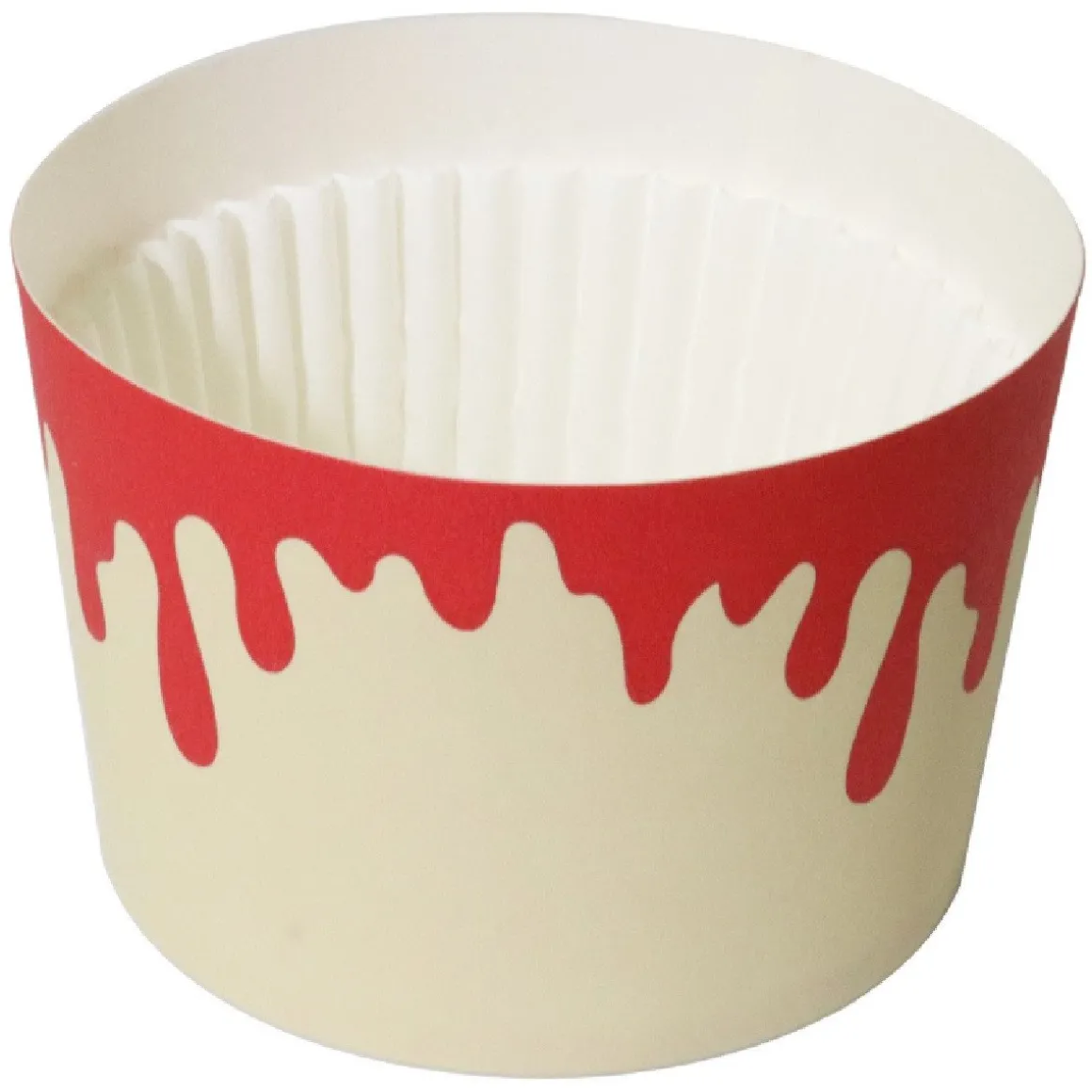 PME Halloween Cupcake Vormpjes Druppelend Bloed Ø45mm 12st**