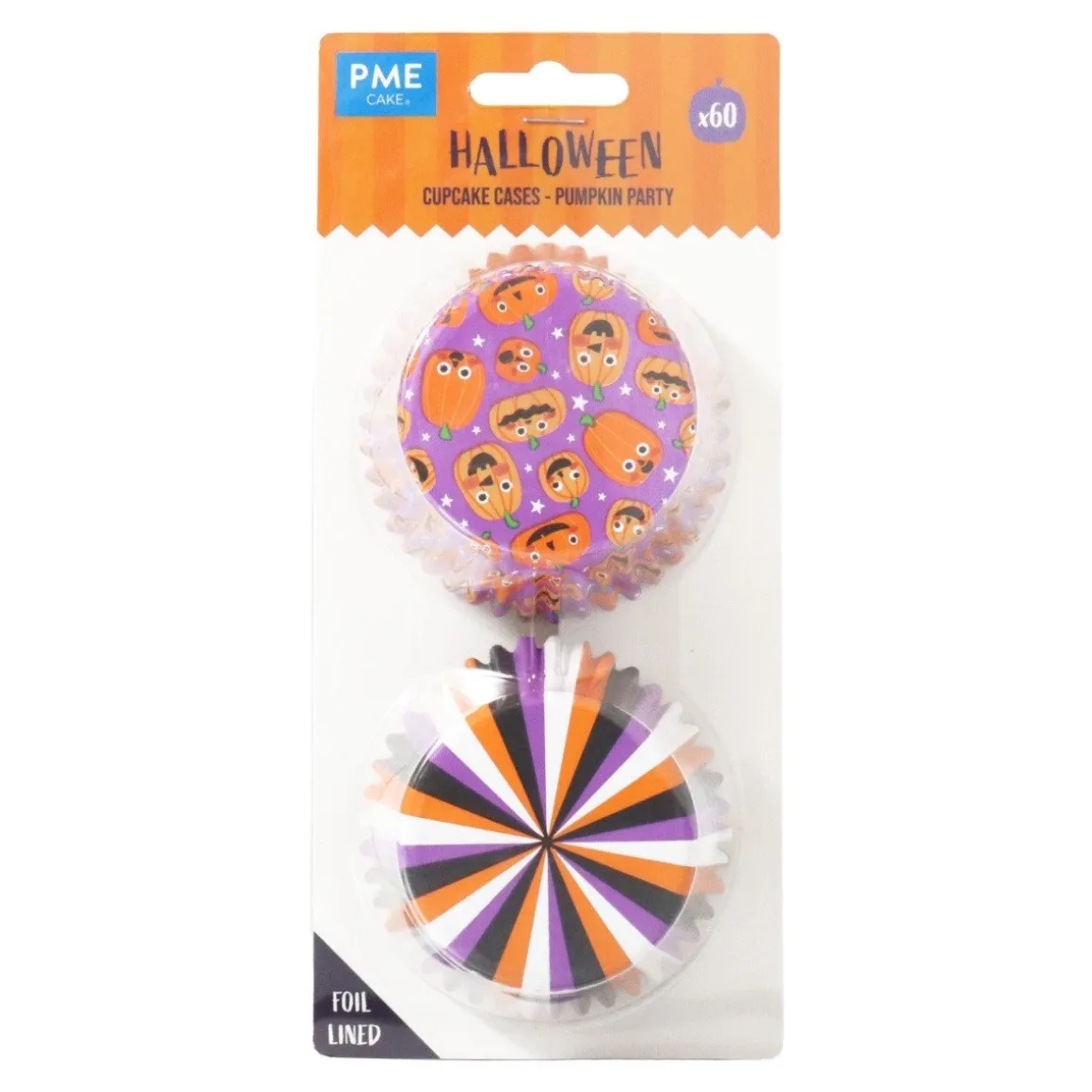 PME Halloween Cupcake Vormpjes Pompoenfeest Ø52mm 60st.