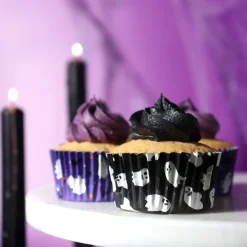 PME Halloween Cupcake Vormpjes Griezelige Geesten Ø52mm 60st