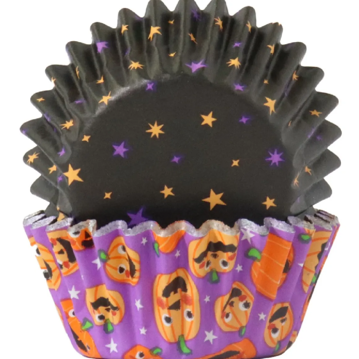 PME Halloween Mini Cupcake Vormpjes Pompoenfeest Ø33mm 60st.