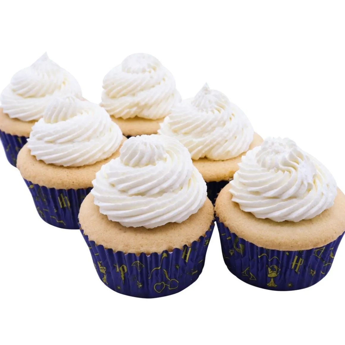 PME Harry Potter Cupcake Vormpjes Folie Goud Ø52mm 30st.