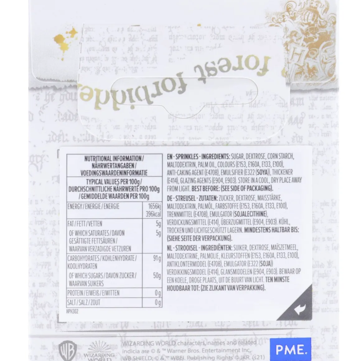 PME Harry Potter Huffelpuf Sprinkle Mix 60g