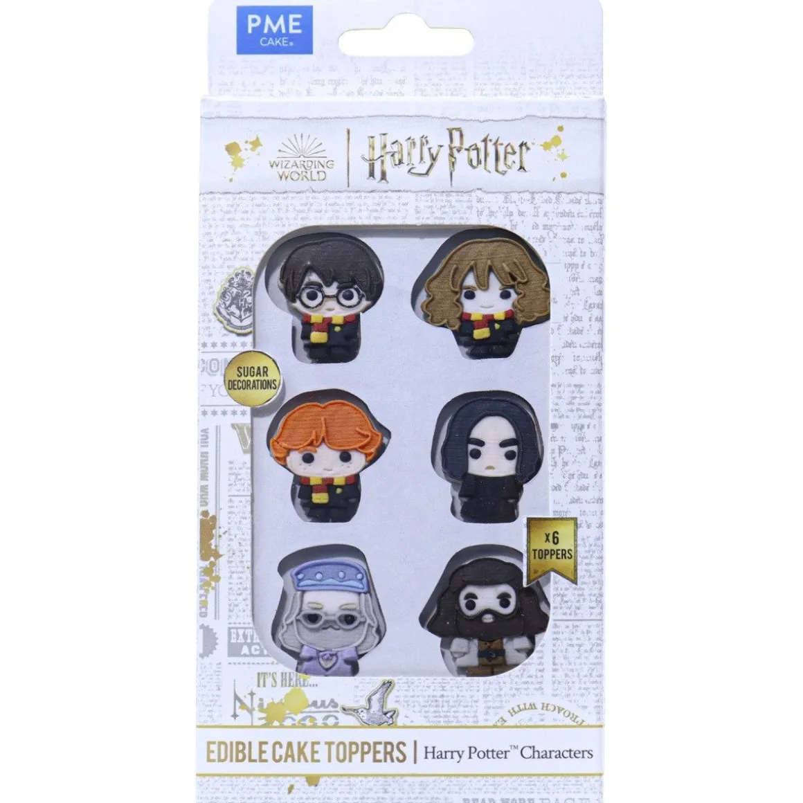 PME Harry Potter Karakters Suikerdecoratie 6st.