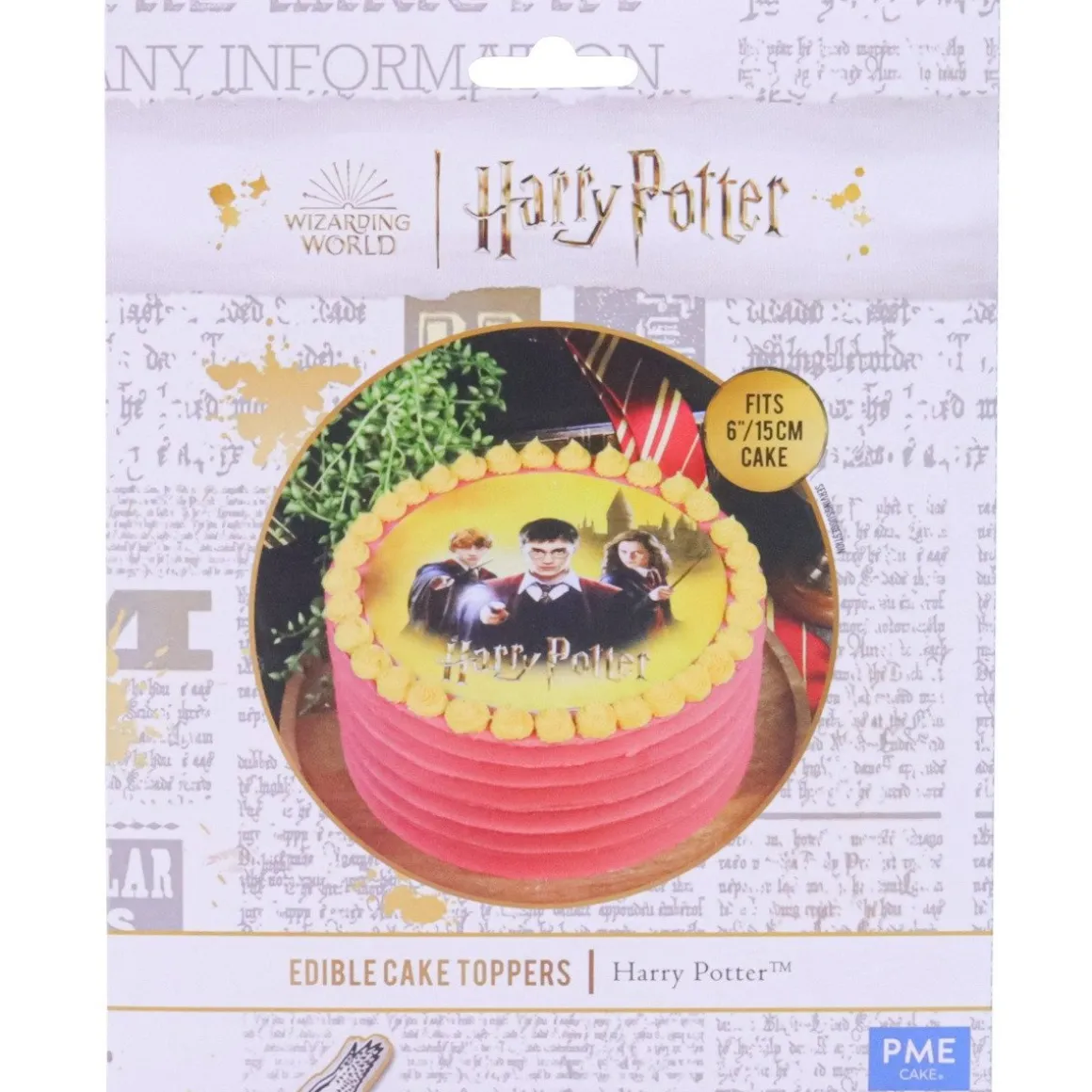PME Harry Potter Schijf Suikerdecoratie Ø15cm
