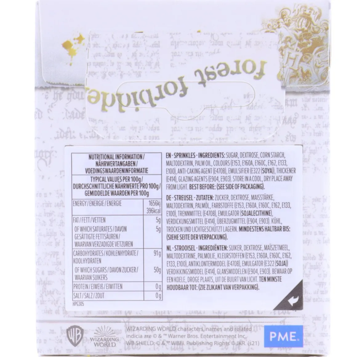 PME Harry Potter Zweinstein Sprinkle Mix 60g