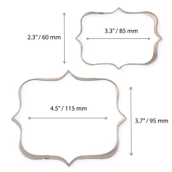 PME Koekjes Uitsteker Plaque Style 1 Set/2