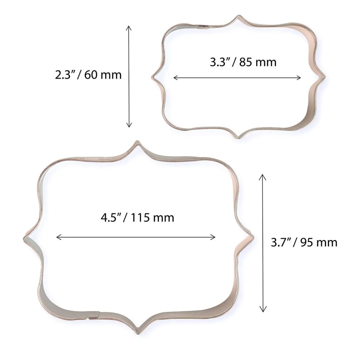 PME Koekjes Uitsteker Plaque Style 1 Set/2