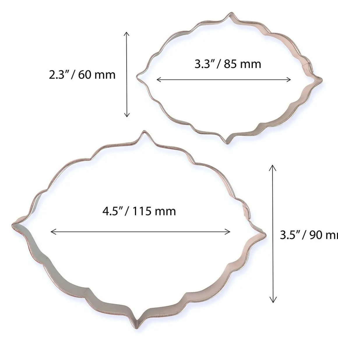 PME Koekjes Uitsteker Plaque Style 6 Set/2**