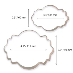 PME Koekjes Uitsteker Plaque Style 4 Set/2