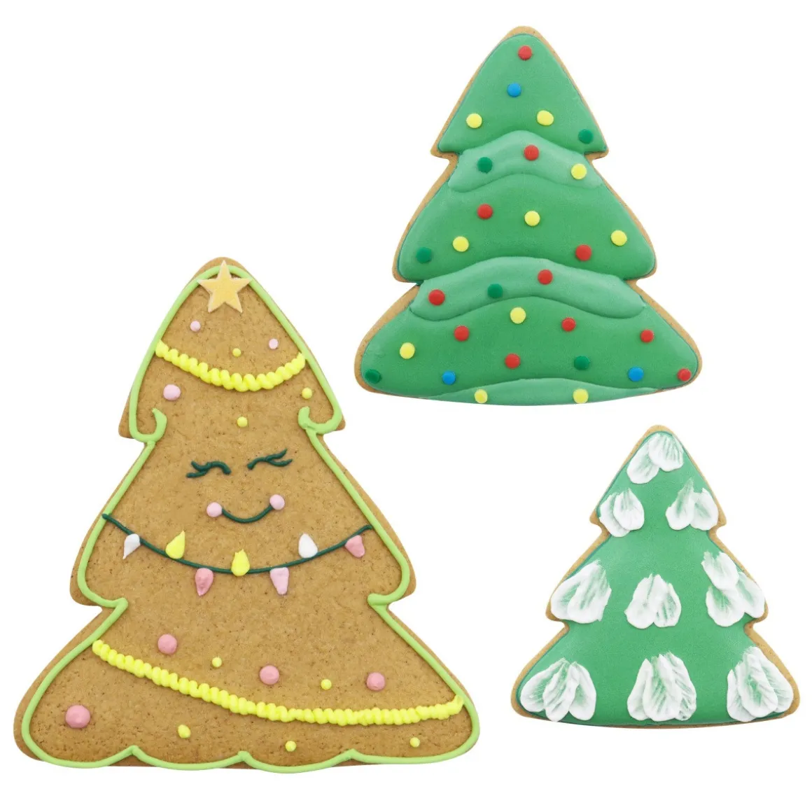 PME Koekjes Uitstekers Kerstbomen Set/3
