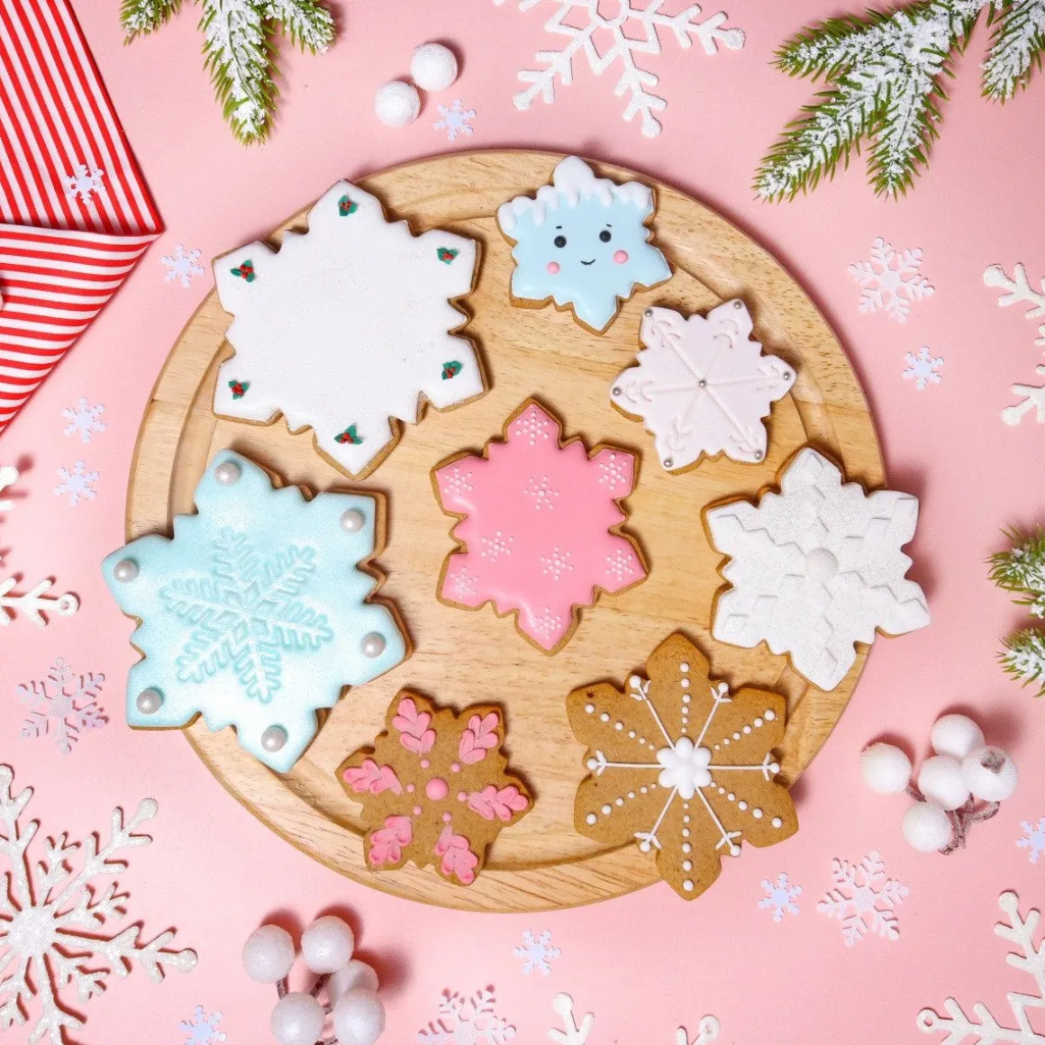 PME Koekjes Uitstekers Sneeuwvlokken Set/3