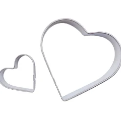 PME Koekjes uitstekerset Hart set/2