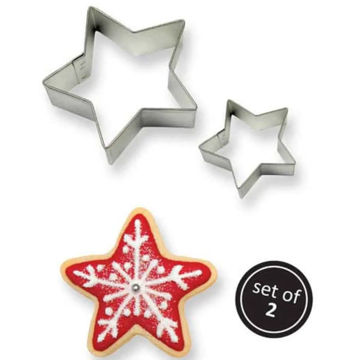 PME Koekjes uitstekerset Ster set/2