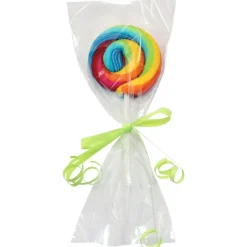 PME Lollipop zakjes met zilveren strikjes 15x9,5cm 25st.
