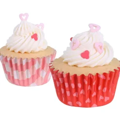 PME Mini Cupcake Vormpjes Liefdes Patronen Ø33mm 60st.